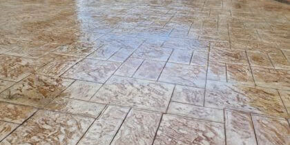 Beton Amprentat pentru curte in Timisoara