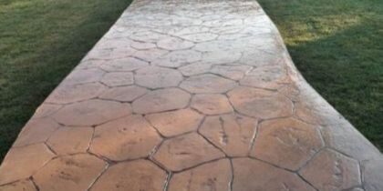 Beton amprentat Alei Timisoara