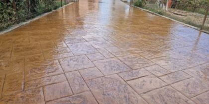 Beton amprentat Curte Timisoara