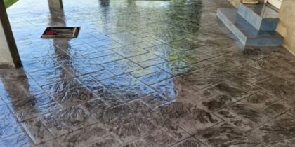 Beton amprentat Terasa Timisoara
